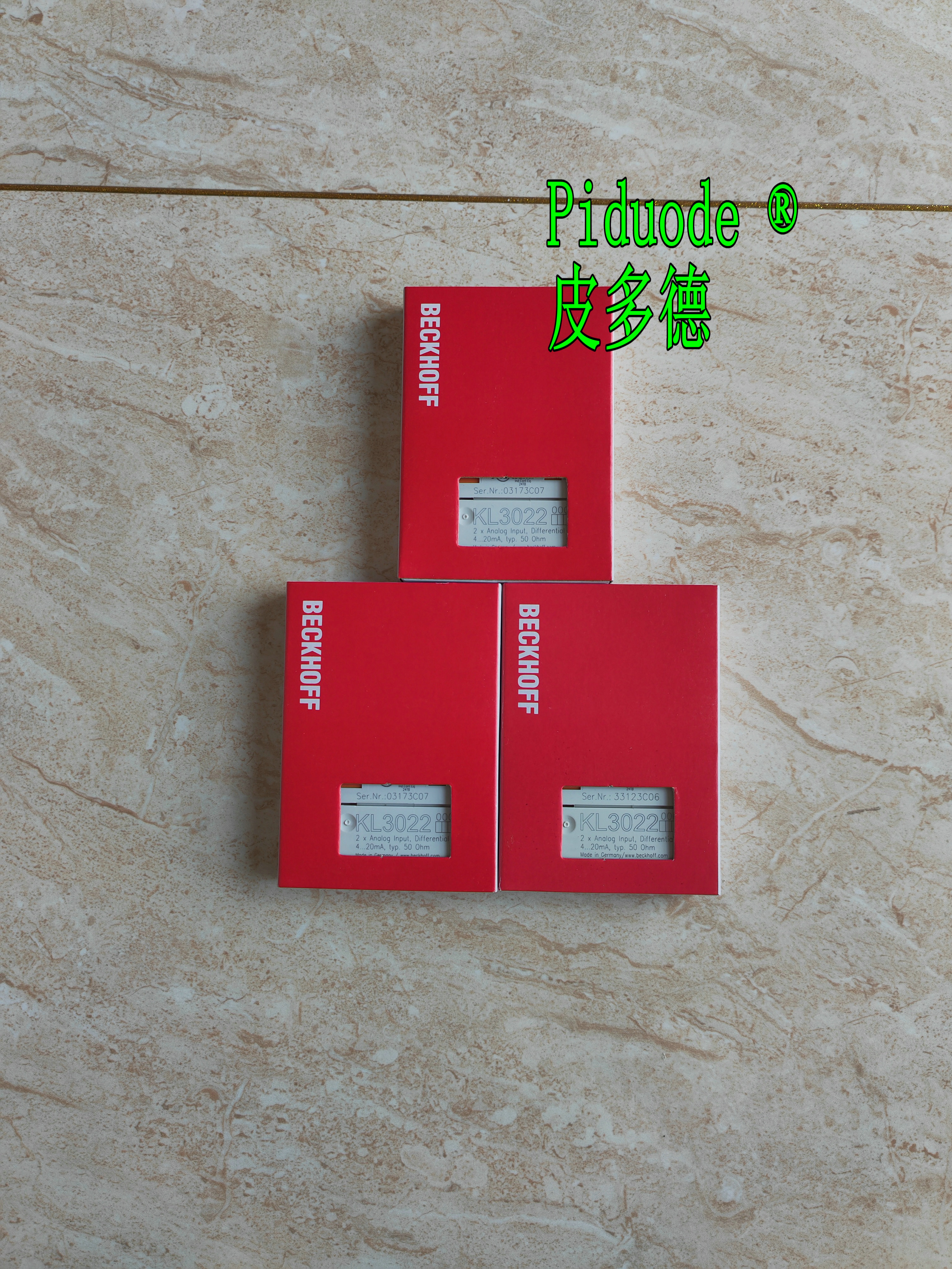 Beckhoff倍福 KL3022 模拟量输入模块全新原装正品